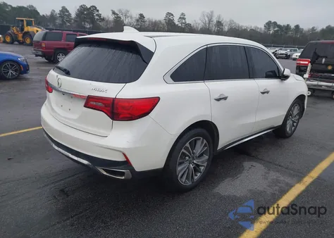 2017 Acura Mdx Technology Package from USA, damaged, VIN 5FRYD3H55HB003920